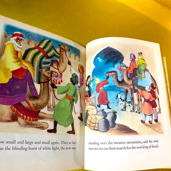 A LITTLE GOLDEN BOOK VTG 1946 THE STORY OF JESUS #27 HARDCOVER BOOK - Picture 4 of 15
